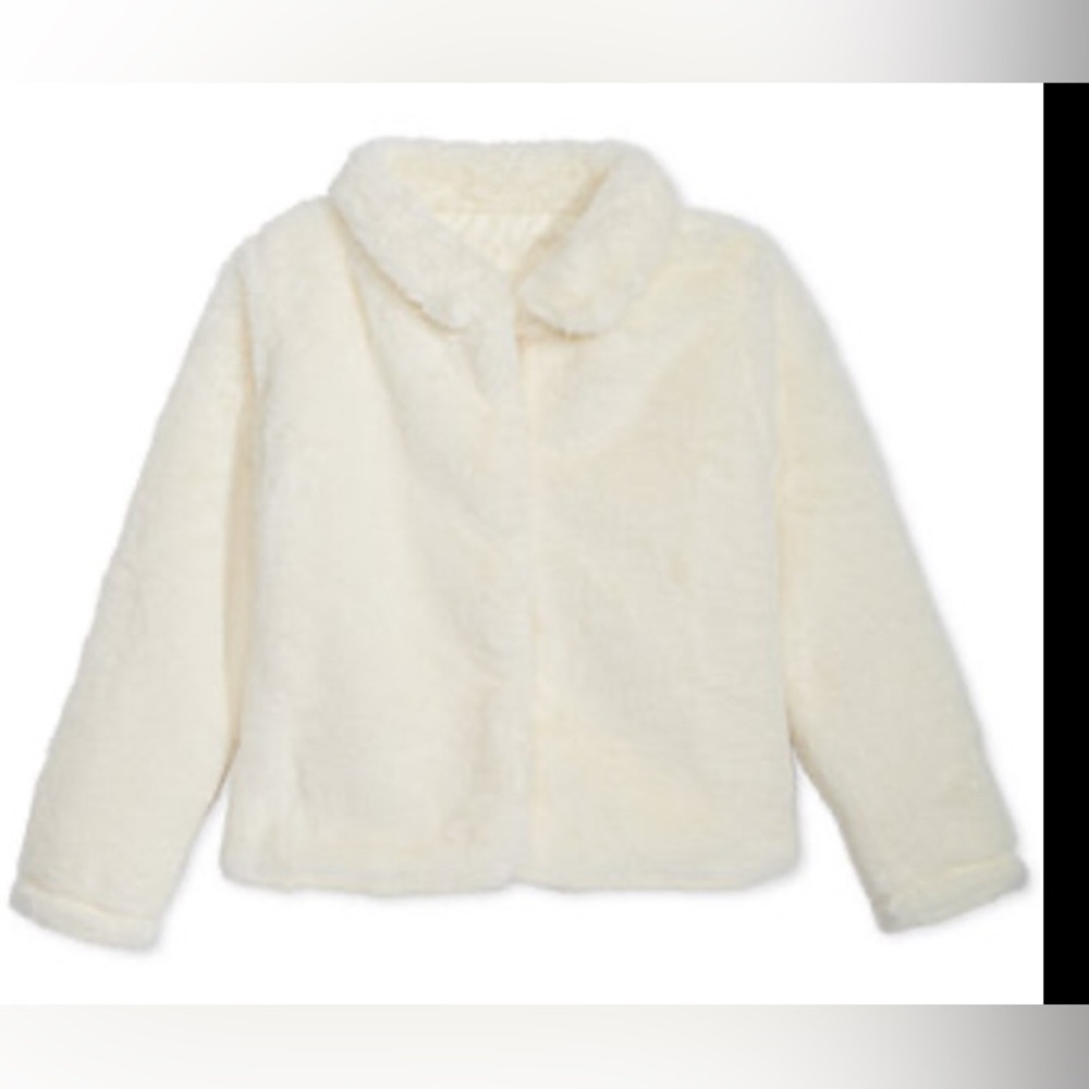 Epic Threads - white faux fur jacket